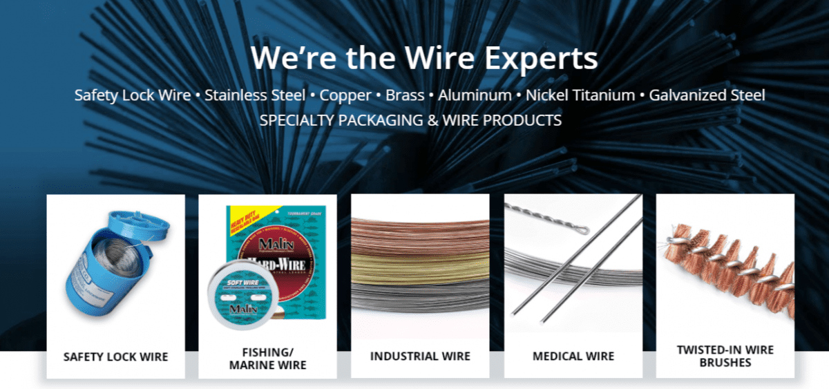 Malin Co. Wire Products | Safety Wire / Lock Wire